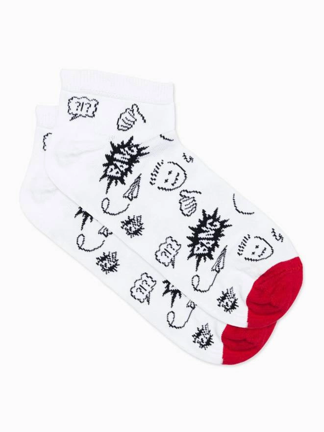 Men's socks - white V25 U177