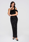 Evening dress LA-OM-DLR275 - black