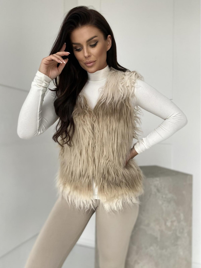 Women's vest VLR010 - beige