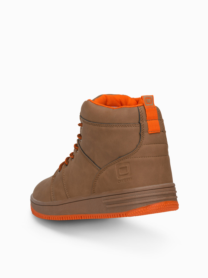 Men's sneakers - camel T311
