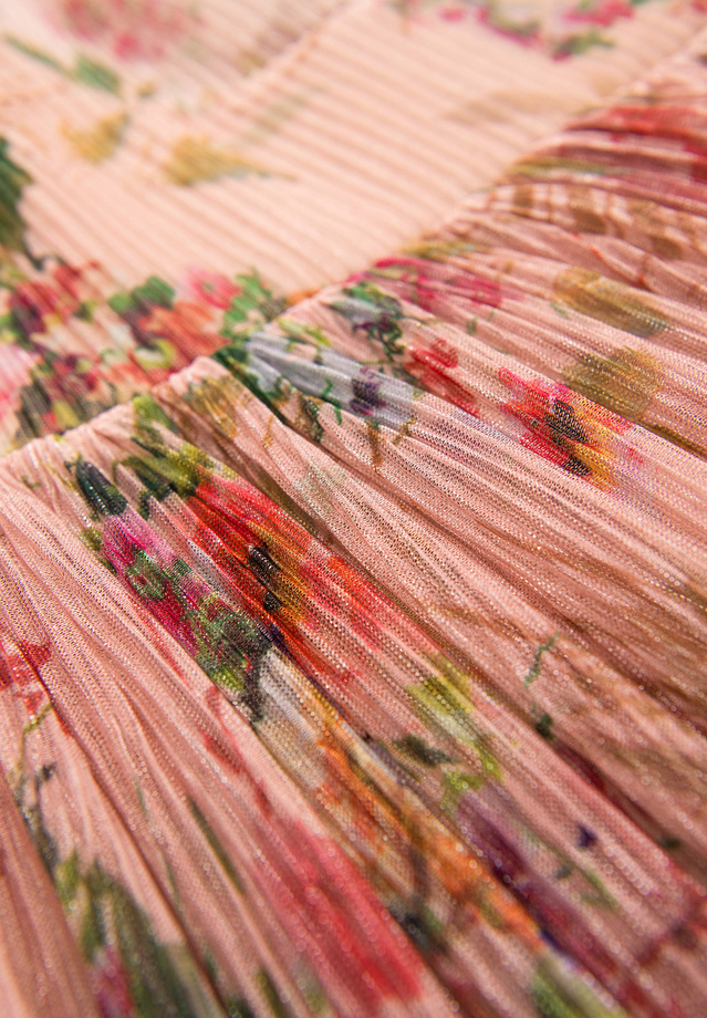 Evening dress LA-OM-DLR180 - nude