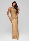 Evening dress LA-OM-DLR218 - gold