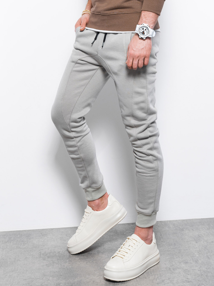 Men's sweatpants - light grey P867