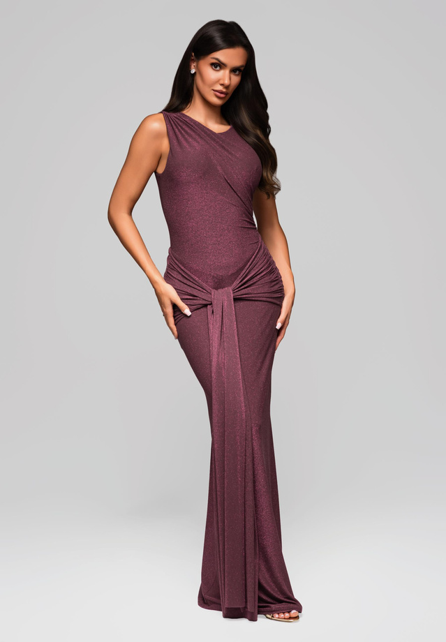 Evening dress LA-OM-DLR218 - purple