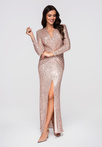 Evening dress LA-OM-DLR271 - gold