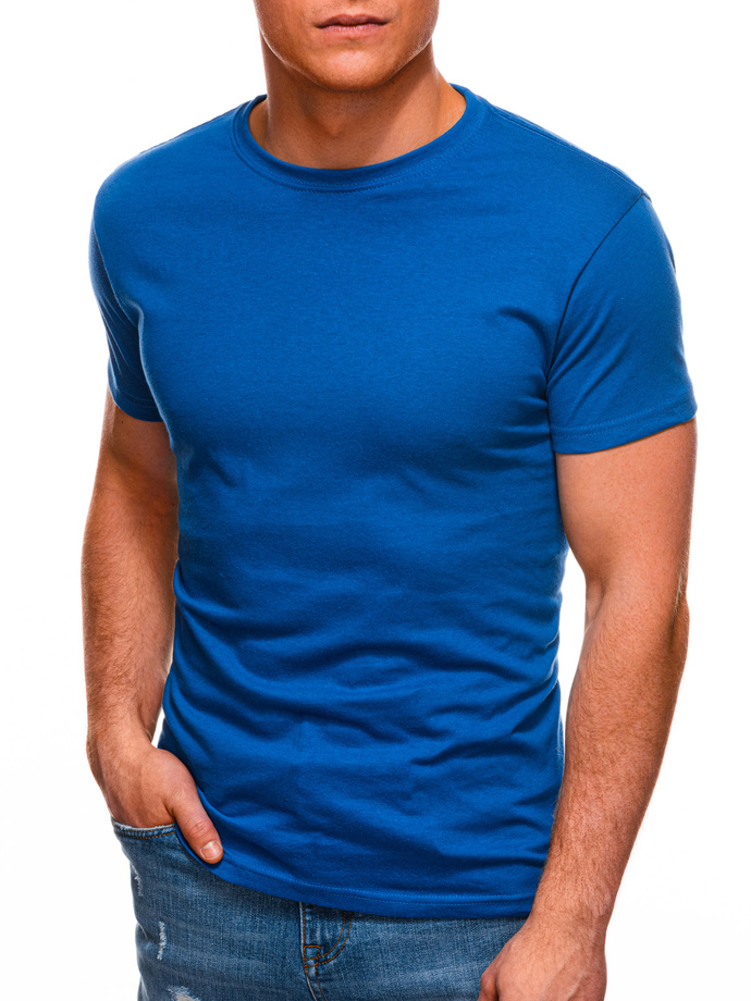 Men's plain t-shirt S970 - blue