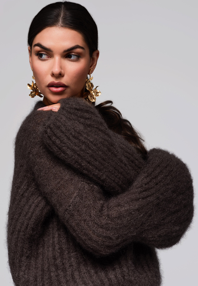 Women's sweater LW-SWSW-0110 - brown