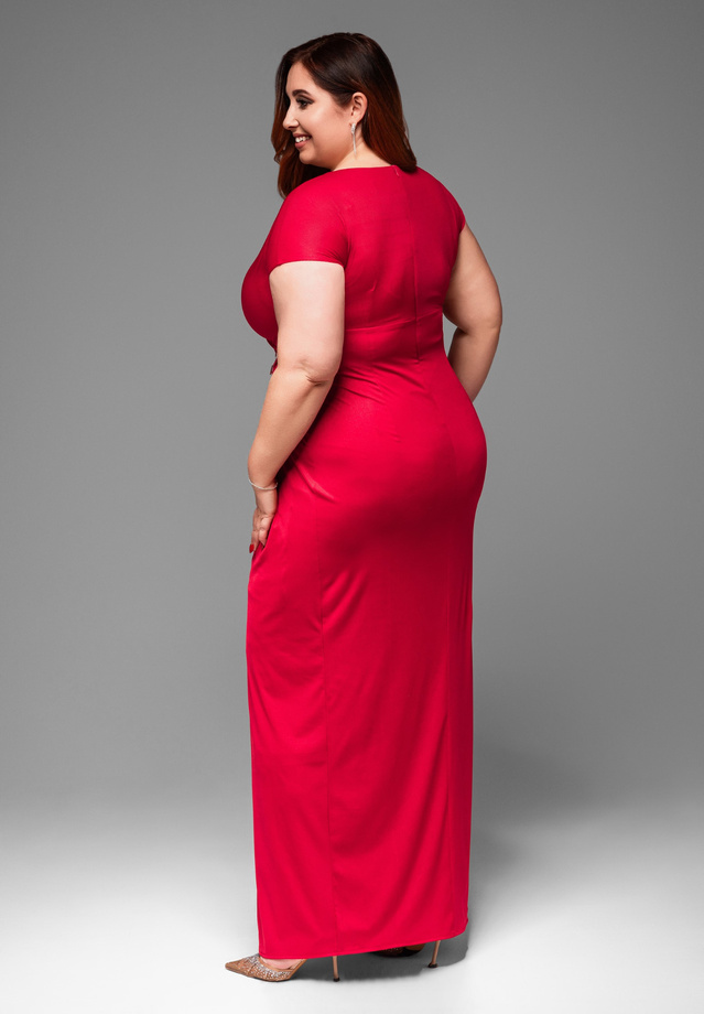 Evening dress LA-OM-DLR013 - red