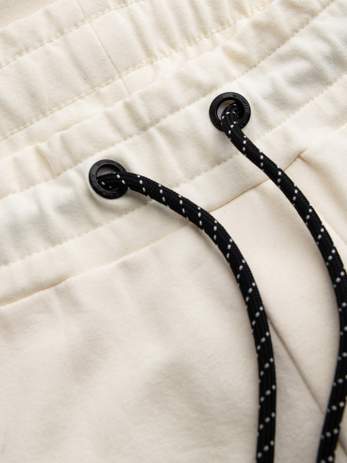 Men's logo sweatpants - cream V2 OM-PASK-0167