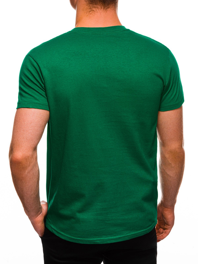 Men's plain t-shirt S970 - green