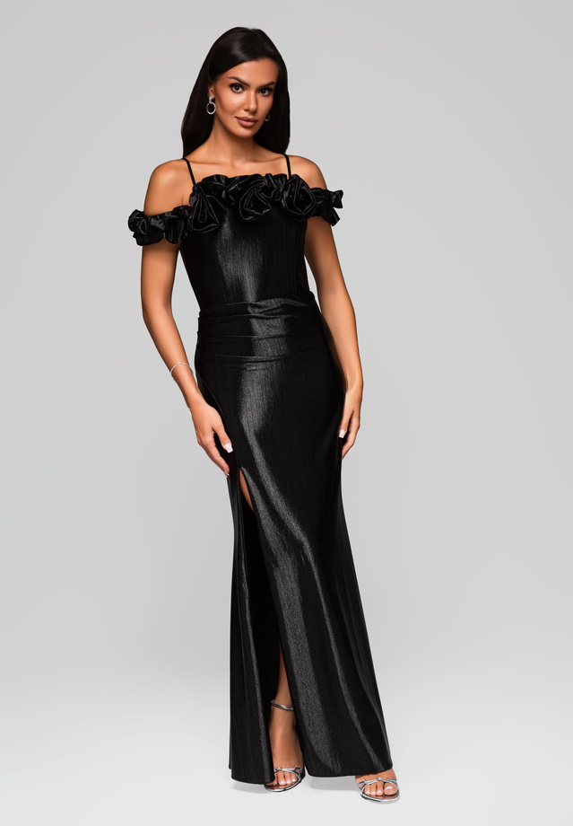 Evening dress LA-OM-DLR213 - black