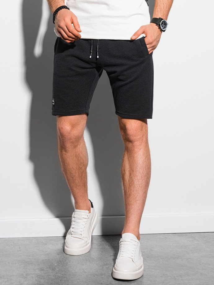 Men's sweatshorts - black W294