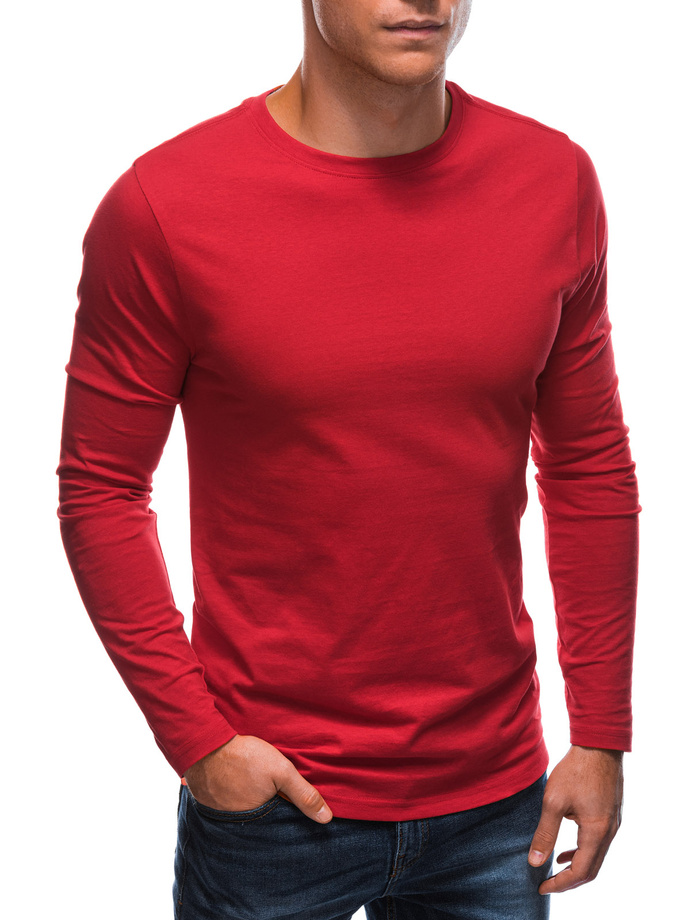 Men's plain longsleeve EM-LSBL-0103 - red