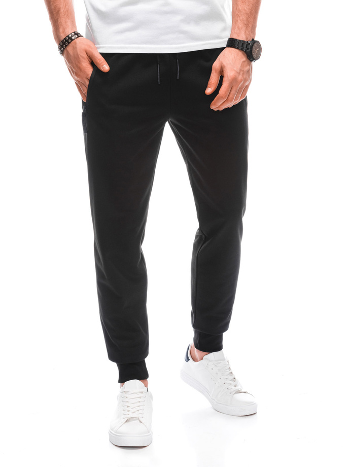 Men's sweatpants P1325 - black