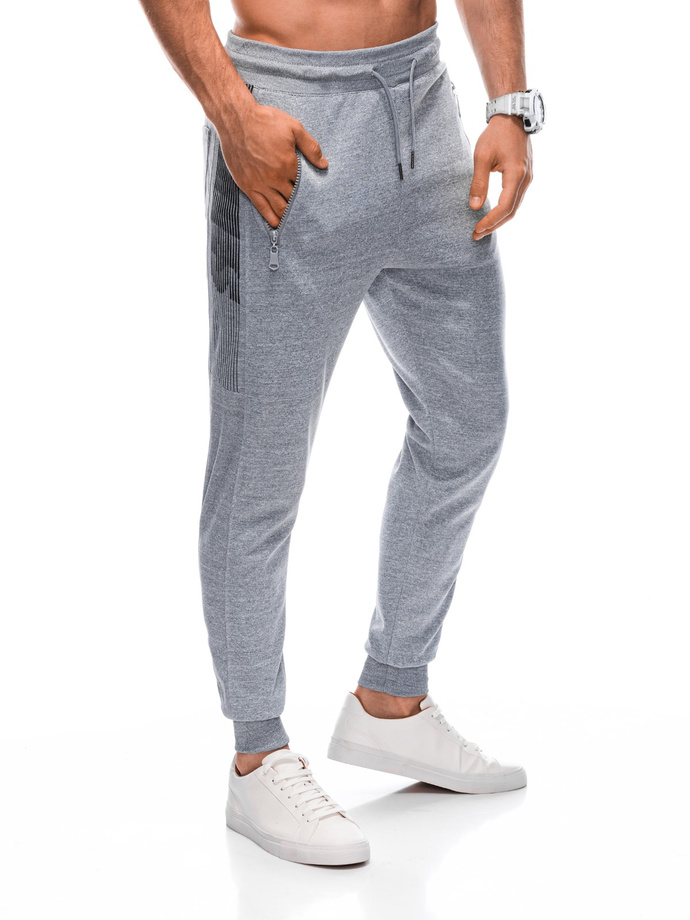 Men's sweatpants P1393 - grey