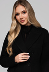Women's double-breasted fitted coat LARICA OW-COLC-0108 v2 - black