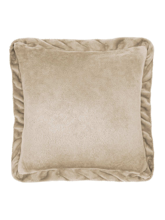 Decorative pillowcase Ruffly 40x40 A669 - beige