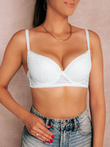 Biustonosz push-up ULR408 - biały