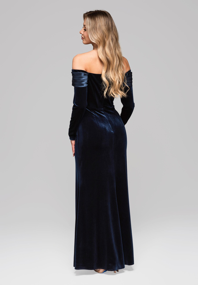 Evening dress LA-OM-DLR254 - navy