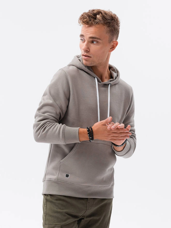 Men's hooded sweatshirt - grey B979