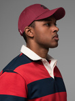 Men's baseball cap with logo - maroon V3 OM-ACCS-0100