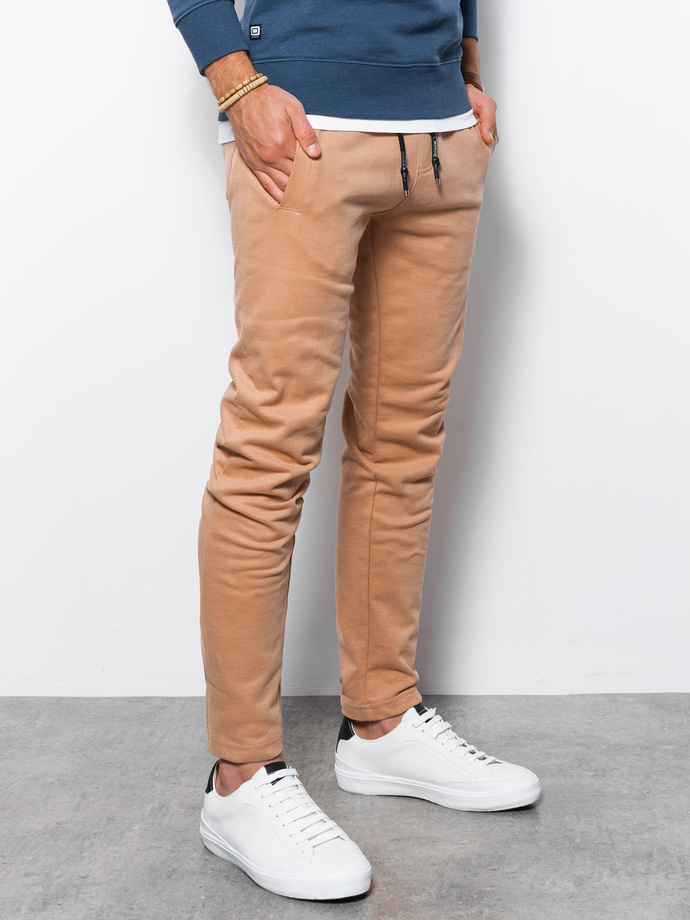 Men's sweatpants - camel P946