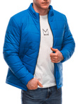 Men's mid-season quilted jacket C526 - blue