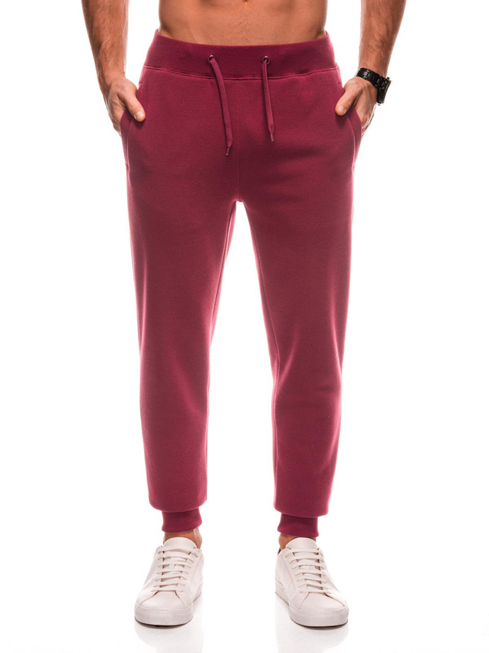 BASIC men's uniform sweatpants joggers - maroon V7 EM-PABS-0108