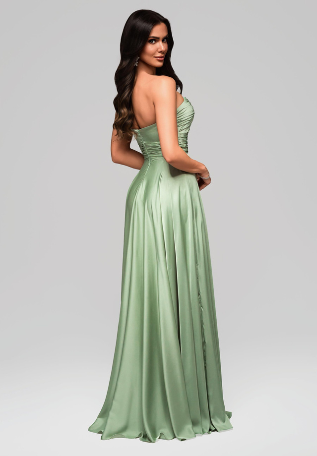 Evening dress LA-OM-DLR159 - light green