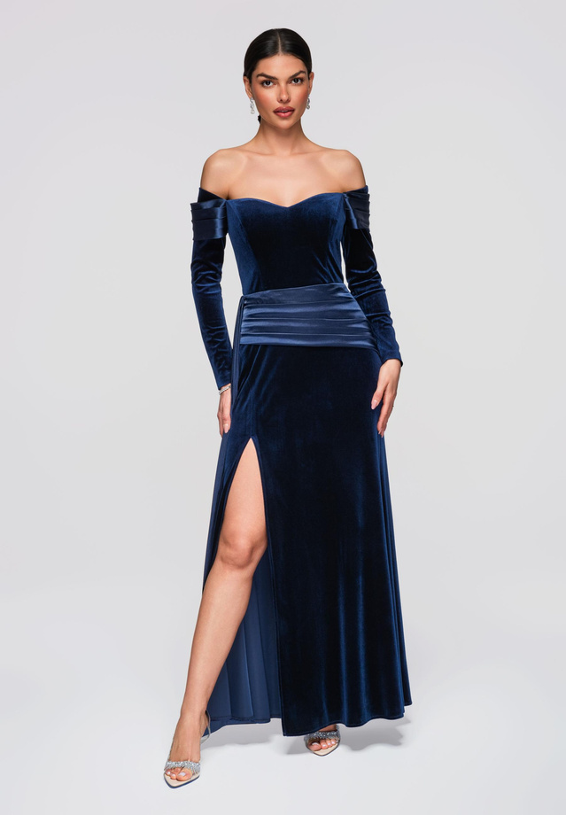 Evening dress LA-OM-DLR254 - navy