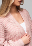 Women's cardigan LW-SWCD-0104 - light beige