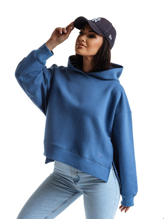 Women's hoodie TLR044 - blue