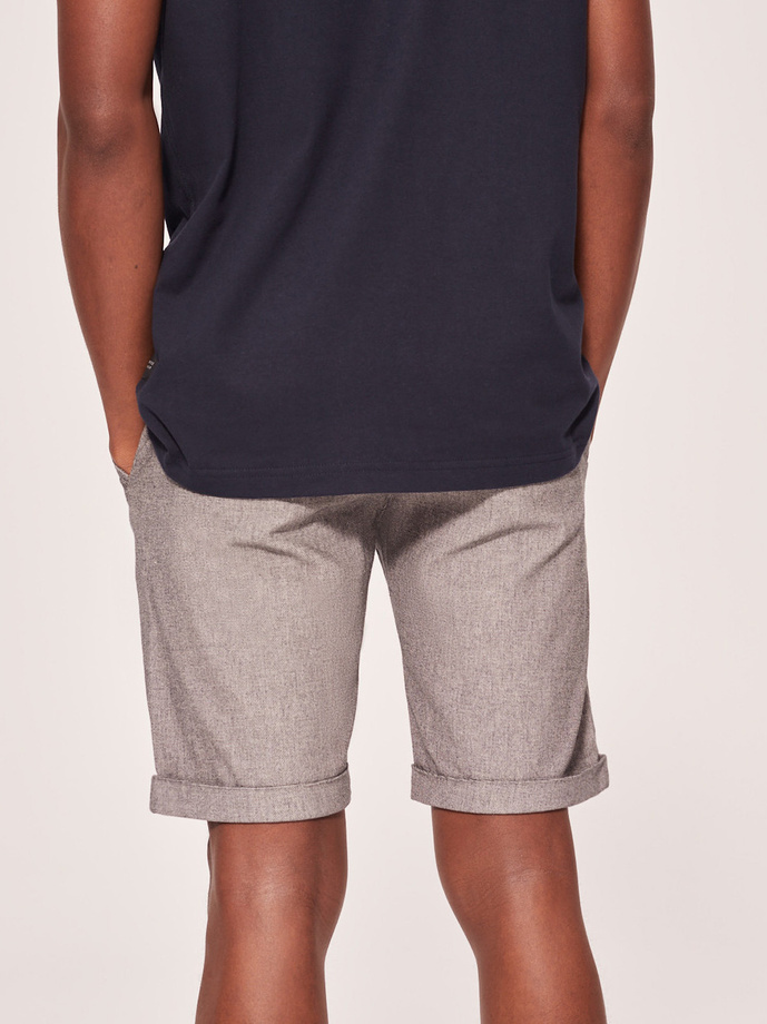 Men's shorts PREM SHORTS W426 - gray melange
