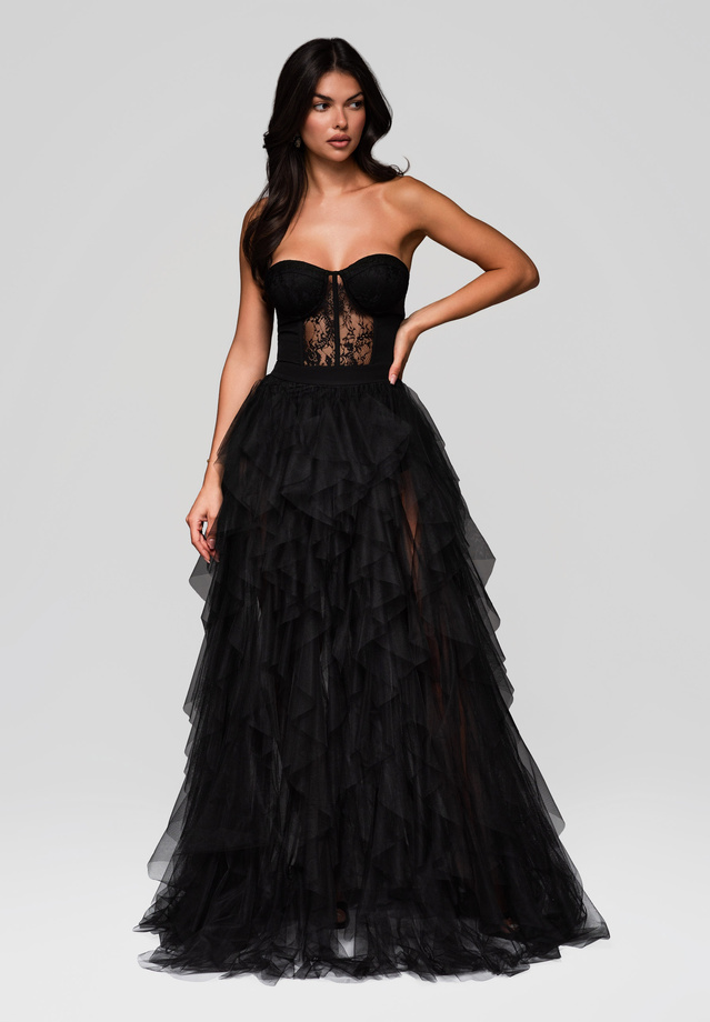 Evening dress LA-OM-DLR241 black