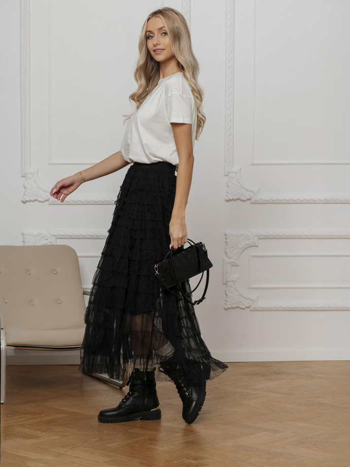 T-shirt oversize SLR094 - ecru