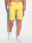 Men's chino shorts W341 - light yellow