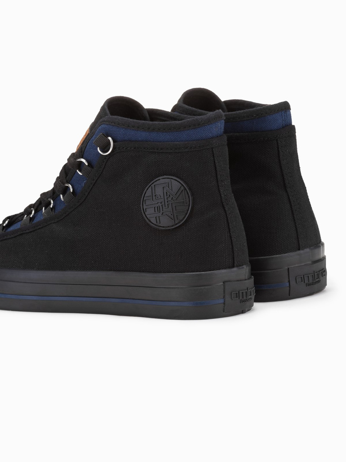 Buty męskie sneakersy - czarne V5 T375