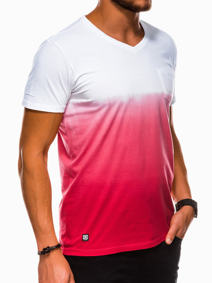 Men's plain t-shirt S1036 - red