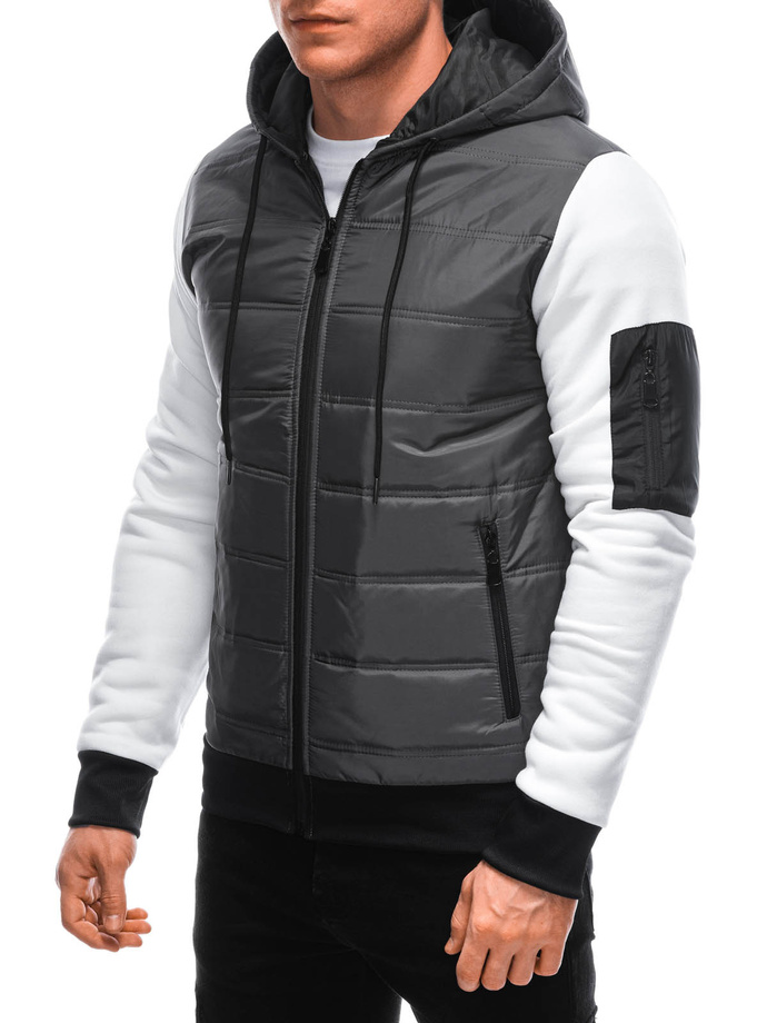 Men's mid-season jacket C621 - grey