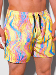 Men's swimming shorts - light yellow W318