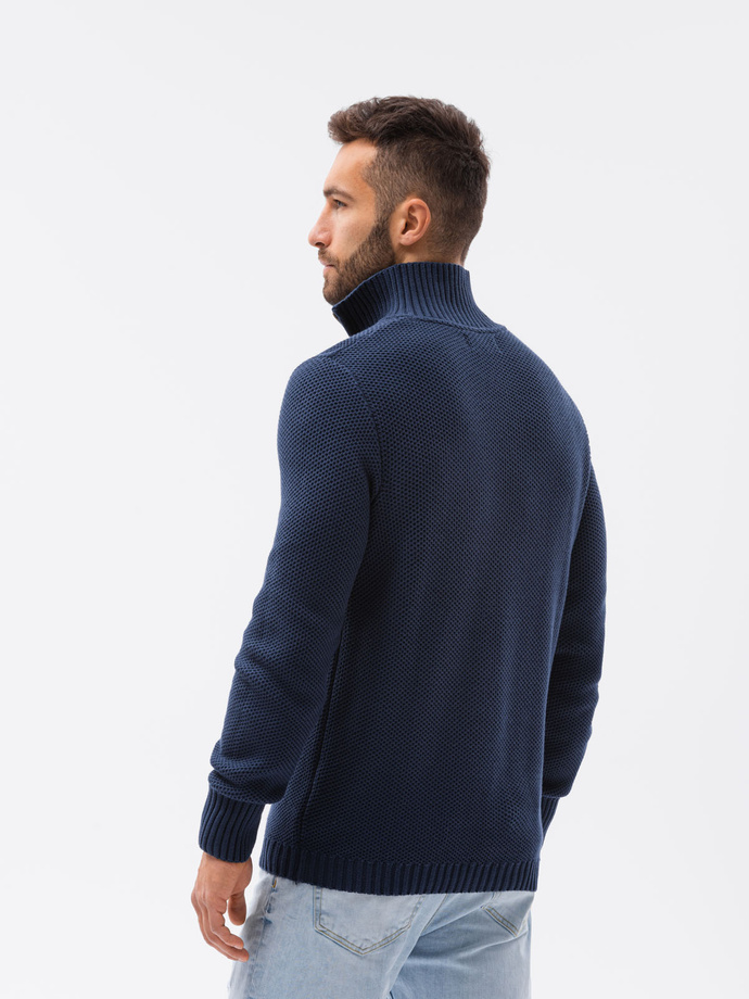 Men's sweater - dark blue E194
