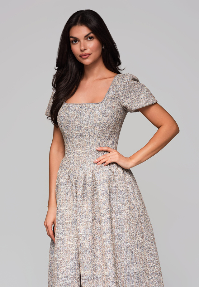 Evening dress LA-OM-DLR220 - gray