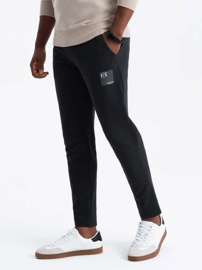Men's logo sweatpants - black V1 OM-PASK-0167