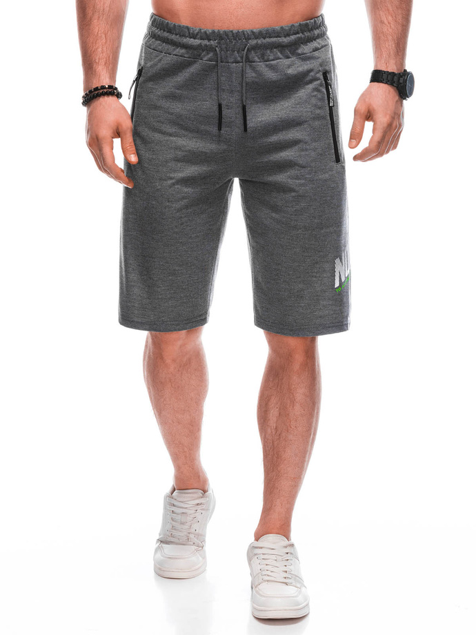 Men's sweatshorts W489 - dark grey