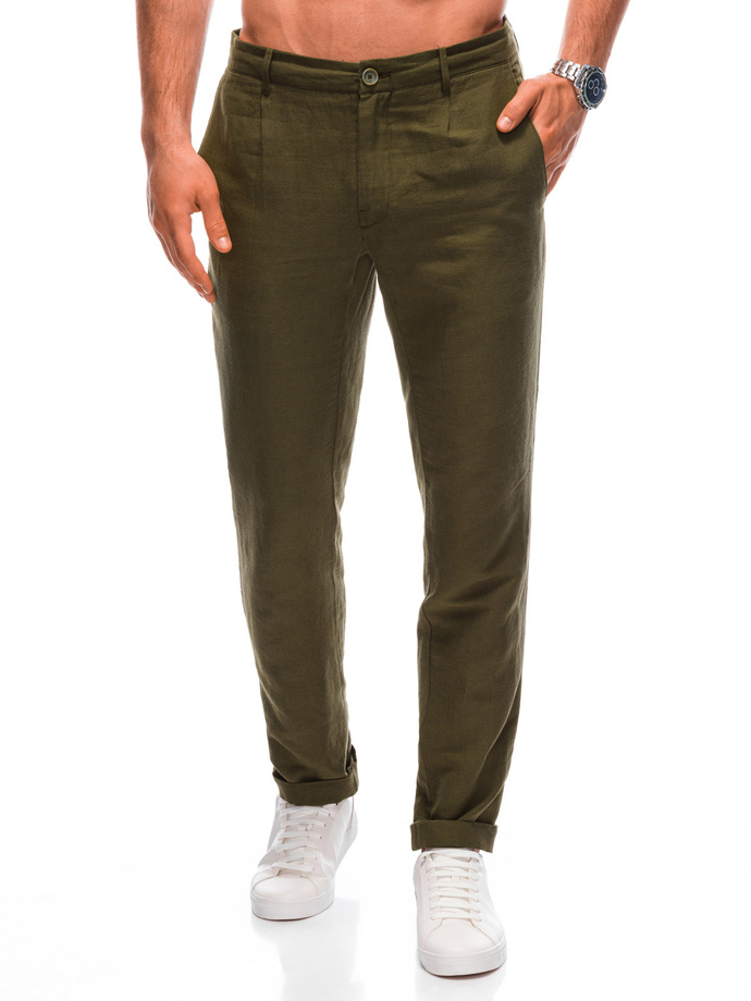 Men's pants chino P1360 - khaki