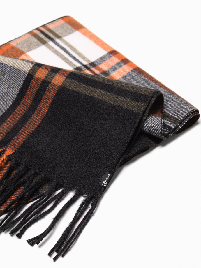 Men's scarf - grey/white A408