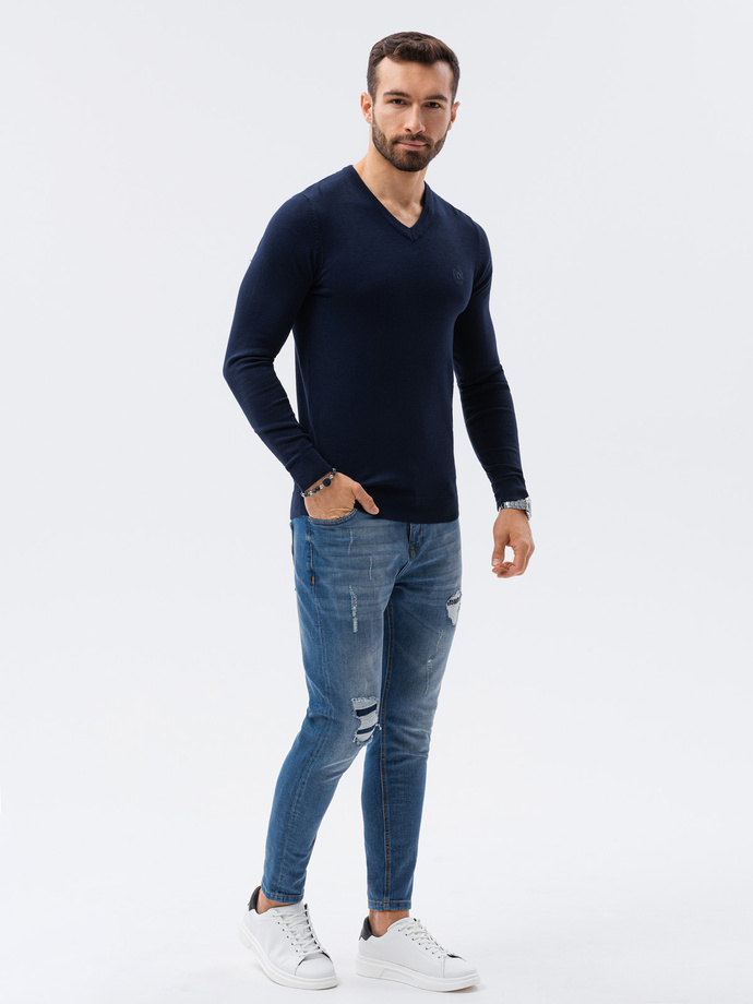 Men's sweater - navy E191