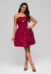 Evening dress LA-OM-DLR181 - dark red