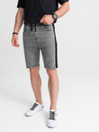 Men's denim shorts - grey W363