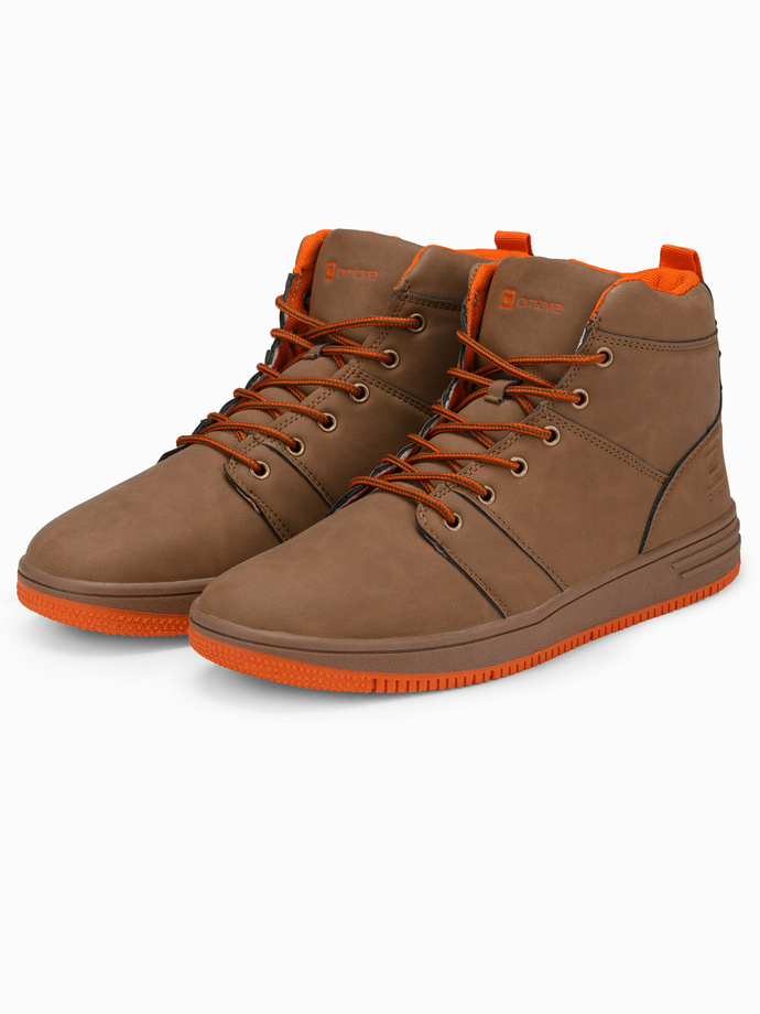 Men's sneakers - camel T311